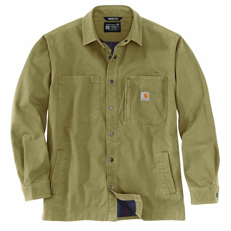 Carhartt Men's TJ5532 M RF RlxdFit Cnvs Lnd Snp S L REG Solid Relaxed Dark Khaki TJ5532-M / 105532-DKHLREG
